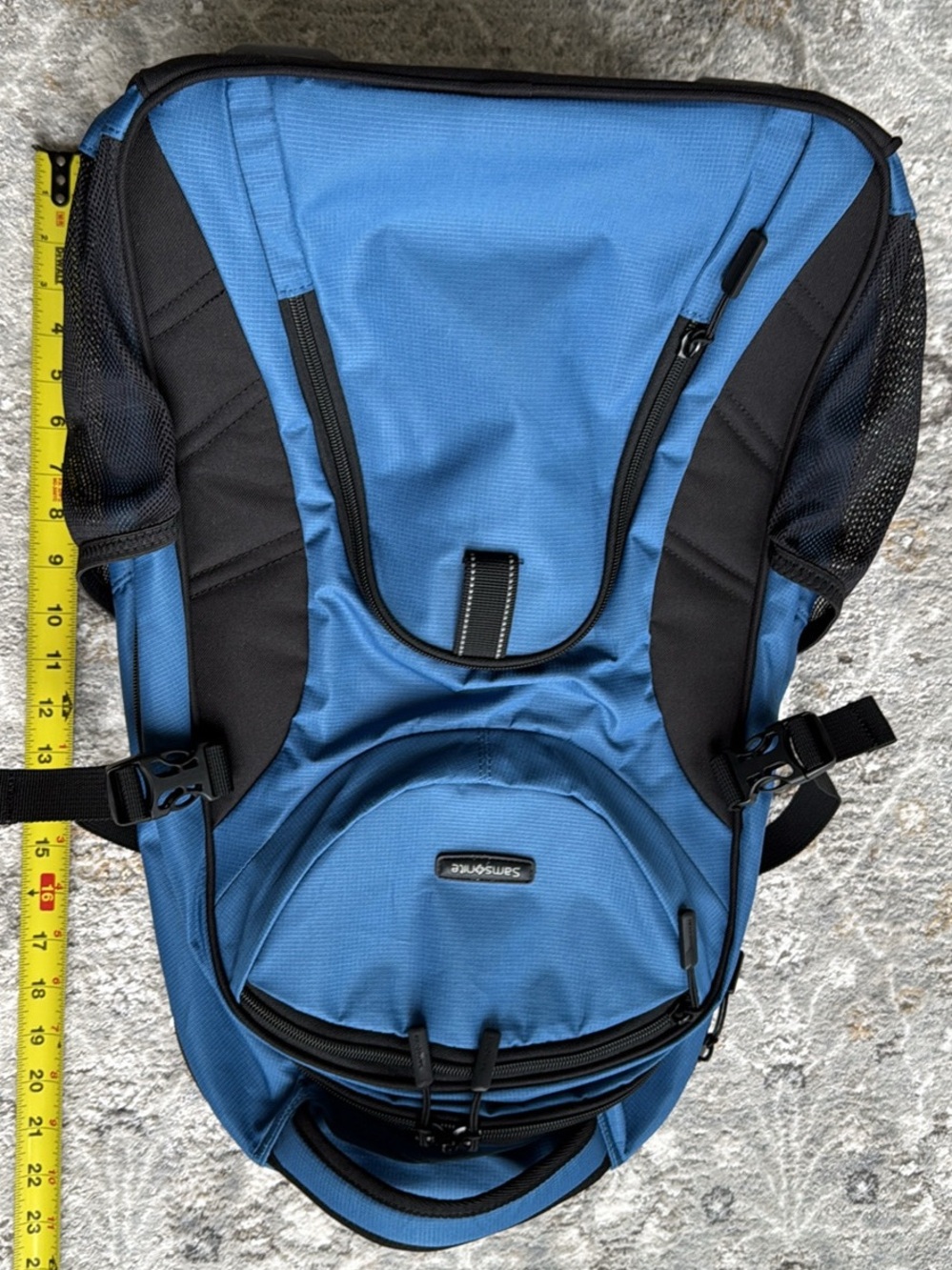 Samsonite Blue and Black Men's Travel Backpack